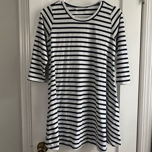 3/4 length mini dress